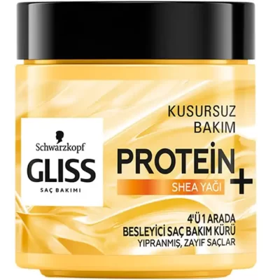 شوارتزکف گلیس پروتئین پلاس Schwarzkopf Gliss Protein Plus حاوی روغن شیا